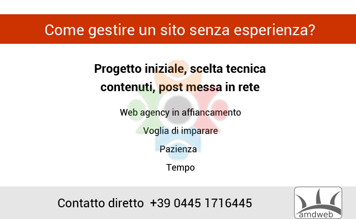 gestire sito web